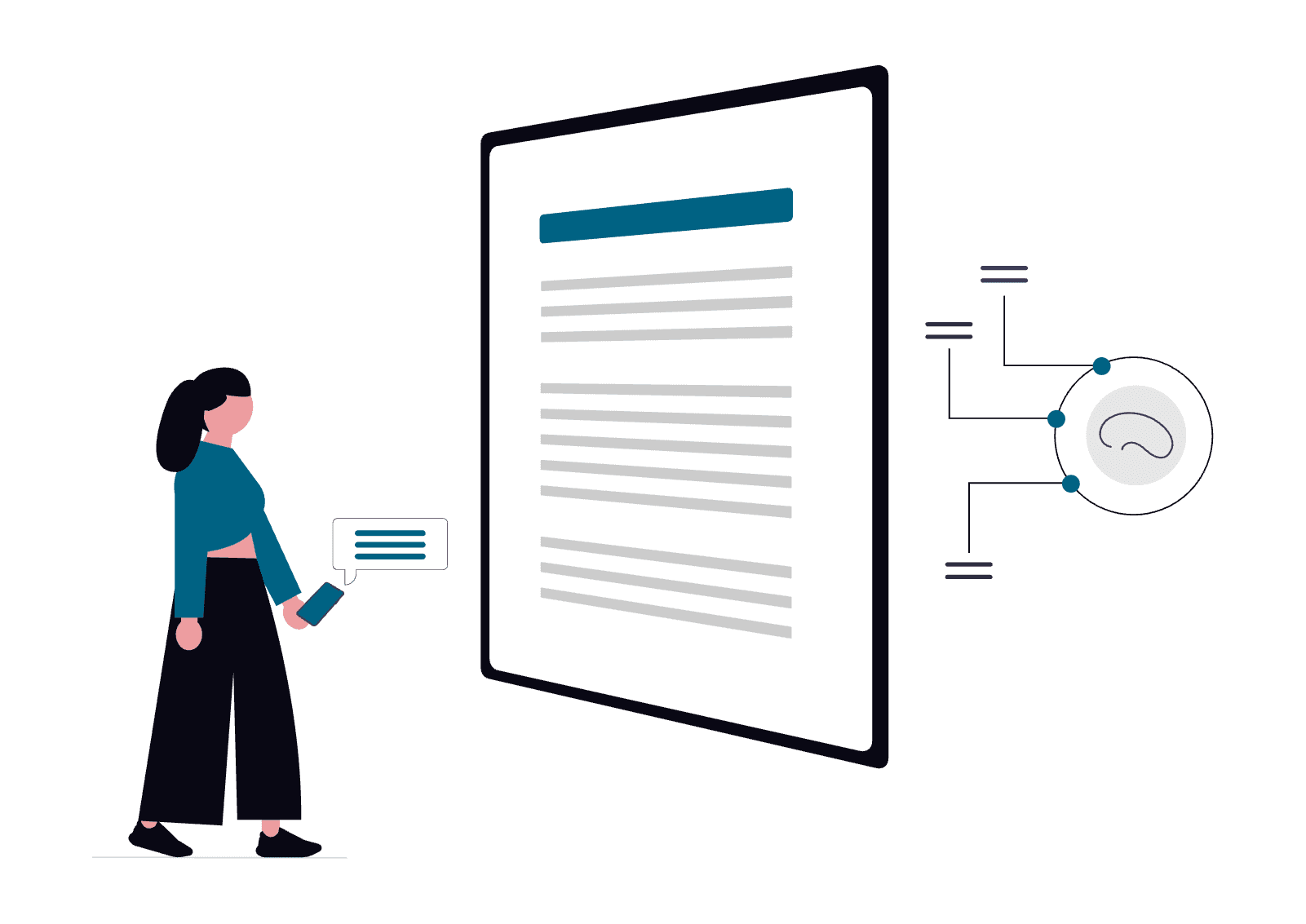 Moderne KI-Technologie im Gesundheitswesen mit digitaler Therapie-Unterstützung